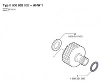 Bosch 0 600 802 002 AHW 1 Tap Connection Piece Spare Parts